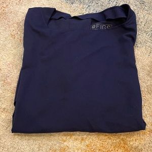 Figs  Navy Remera - Convertible Scrub Top - 2XL